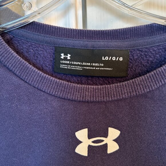 Gonzaga University Zags Crew Neck Long Sleeve Sweatshirt - Dark Blue - Large - Picture 3 of 6